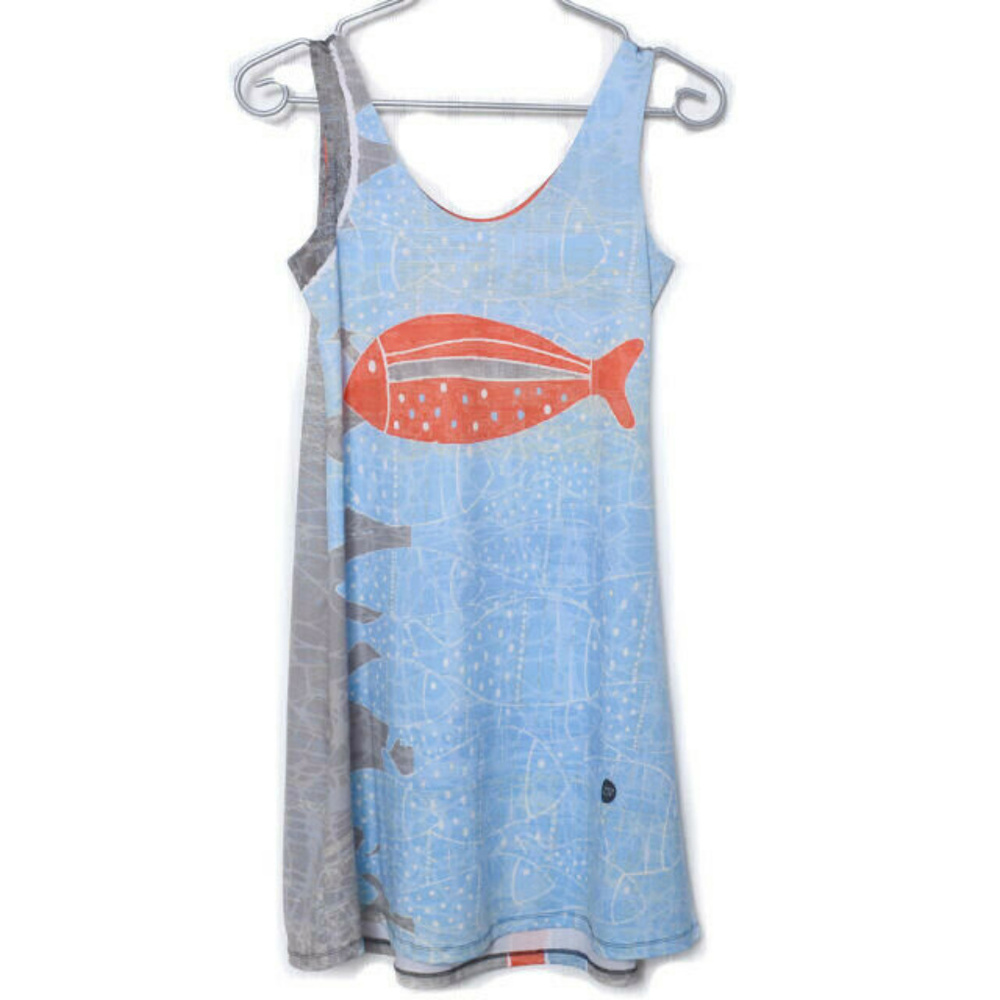 Volt Design Redfish Graphic Dress Small